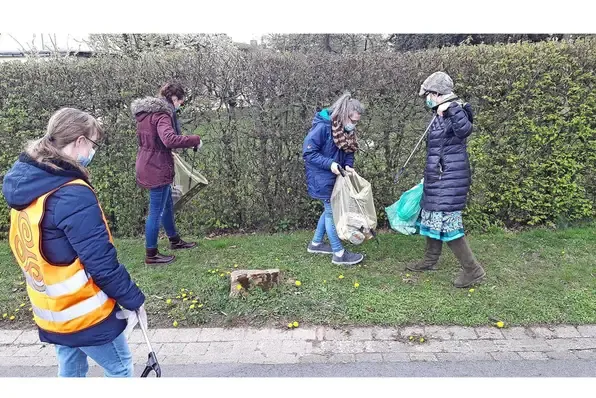 So sorgen Triskele-Mitarbeiter für eine saubere Gemeinde